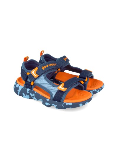 SANDALIA CINTAS MAT COLOR AZUL
