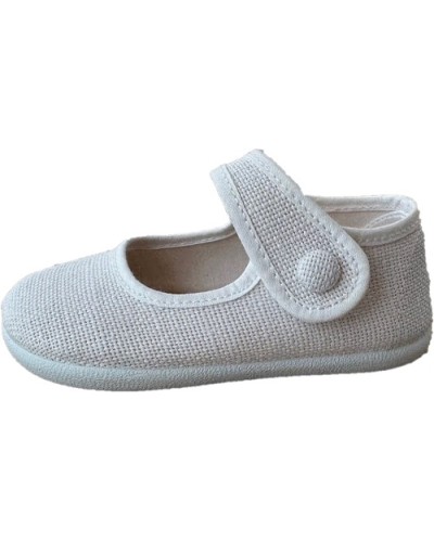 MERCEDITA LINO CIERRE CINTA BOTON BLANCO