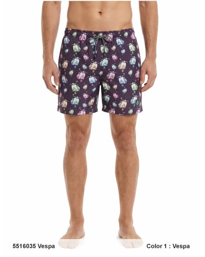 SHORT BAÑADOR HOMBRE MOD VESPA MORADO