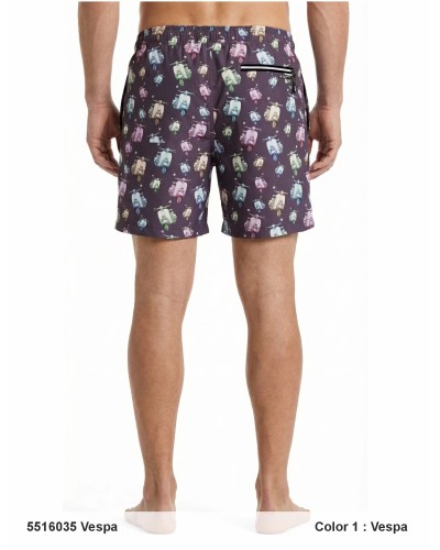 SHORT BAÑADOR HOMBRE MOD VESPA MORADO