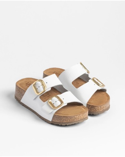 SANDALIA PLATAFORMA OPAK BLANCO
