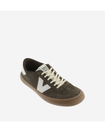 DEPORTIVO BAREFOOT EFECTO PIEL & SERRAJE KAKI