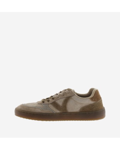 DEPORTIVO BAREFOOT EFECTO PIEL & SERRAJE BEIGE