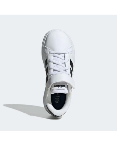 DEPORTIVO GRAND COURT 2.0 EL K CLOUD WHITE / CORE BLACK / CORE BLACK