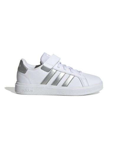 DEPORTIVO GRAND COURT 2.0 EL K CLOUD WHITE / MATTE SILVER / MATTE SILVER