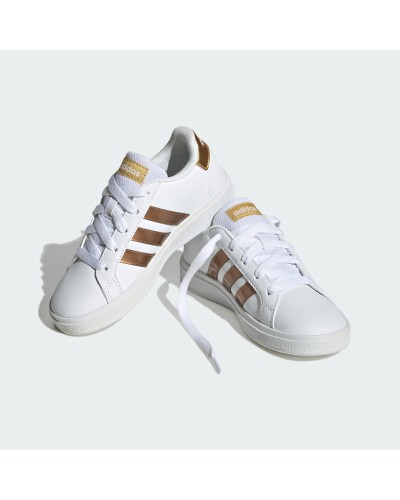 DEPORTIVO GRAND COURT 2.0 K CLOUD WHITE / CLOUD WHITE / MATTE GOLD