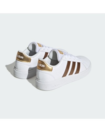 DEPORTIVO GRAND COURT 2.0 K CLOUD WHITE / CLOUD WHITE / MATTE GOLD