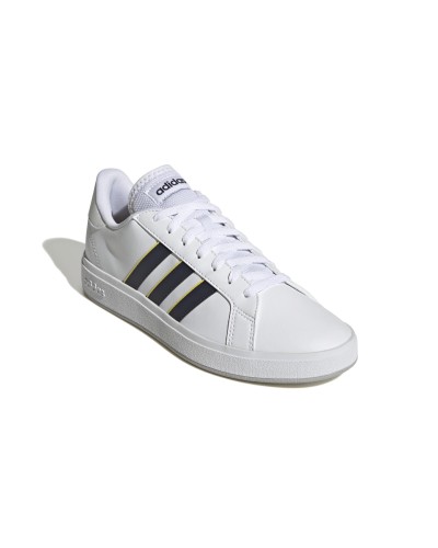 DEPORTIVO GRAND COURT BASE 2.0 FTWWHT/SHANAV/IMPYEL PARTE SUPERIOR DE CUERO SINTETICO SUELA EXTERIOR DE GOMA