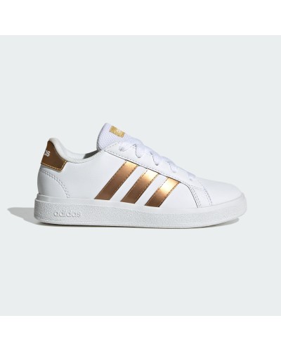 DEPORTIVO GRAND COURT 2.0 K CLOUD WHITE / CLOUD WHITE / MATTE GOLD