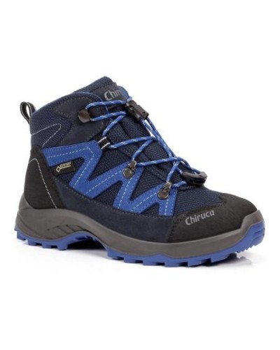 BOTA MONTAÑA HIKING TROLL 03 GORE-TEX AZUL/NEGRO