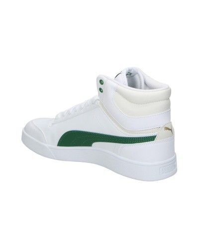 DEPORTIVO PUMA SHUFFLE MID SP23 BLANCO/VERDE