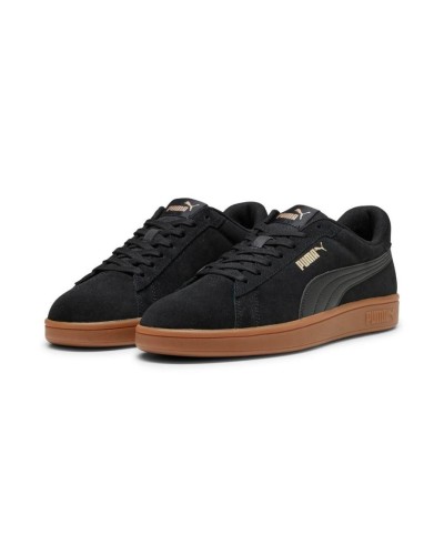 DEPORTIVO PUMA SMASH 3.0 NEGRO / ORO / MARRON