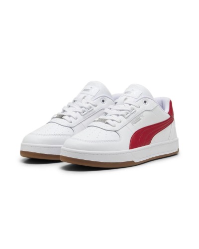 DEPORTIVO PUMA CAVEN 2.0 LUX BLANCO / ROJO