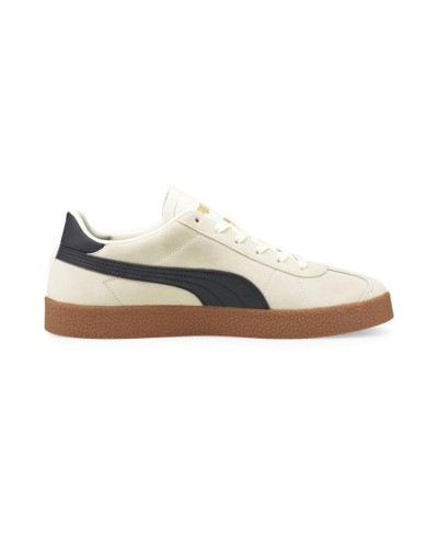 DEPORTIVO PUMA CLUB BEIGE / NEGRO / ORO