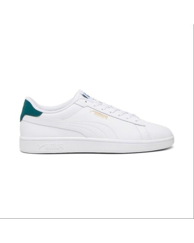 DEPORTIVO PUMA SMASH 3.0 L BLANCO / VERDE / ORO