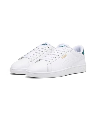 DEPORTIVO PUMA SMASH 3.0 L BLANCO / VERDE / ORO