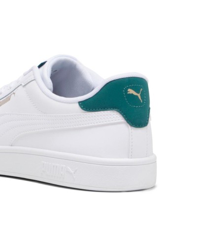 DEPORTIVO PUMA SMASH 3.0 L BLANCO / VERDE / ORO