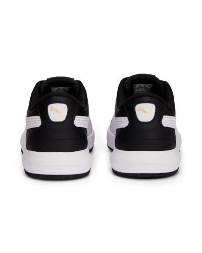 DEPORTIVO PUMA EVOLVE COURT JR NEGRO / BLANCO / ORO