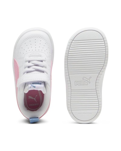 DEPORTIVO PUMA RICKIE AC INF BLANCO / ROSA / AZUL