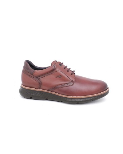 ZAPATO WILLIAM PIEL CIERRE CORDONES HABANA CAMEL