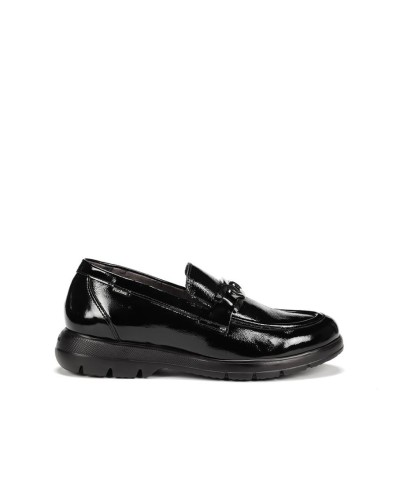 MOCASIN GLADIS NAPLAK NEGRO