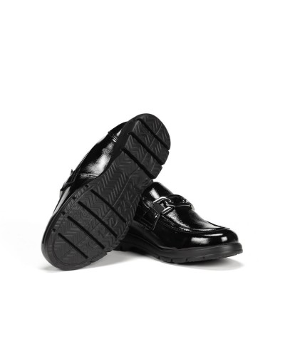 MOCASIN GLADIS NAPLAK NEGRO