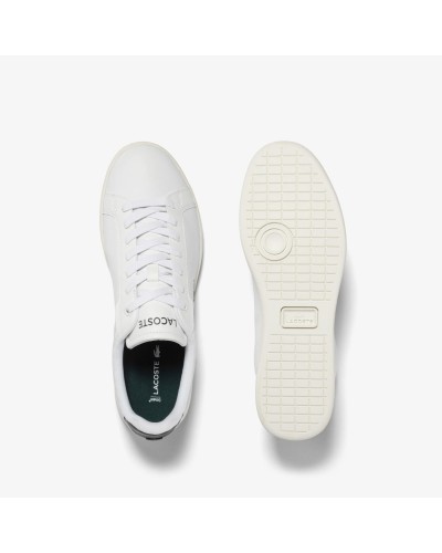 DEPORTIVO MENS LACOSTE CARNABY PRO LEATHER PREMIUM SNEAKERS WHITE / DARK GREEN