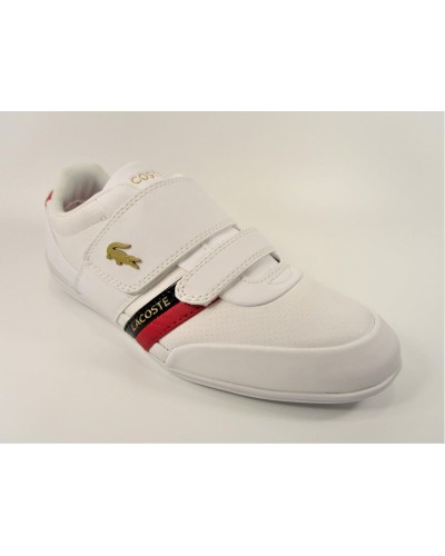 DEPORTIVO MISANO STRAP 0120 1 CMA PIEL/SINTETICO BLANCO/ROJO