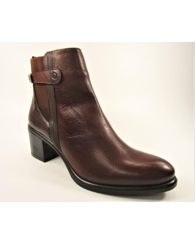 BOTIN TACON LEXI PIEL SUGAR/ NOBUK/ DRILE NUT/ CASTAGNO/ CAFE