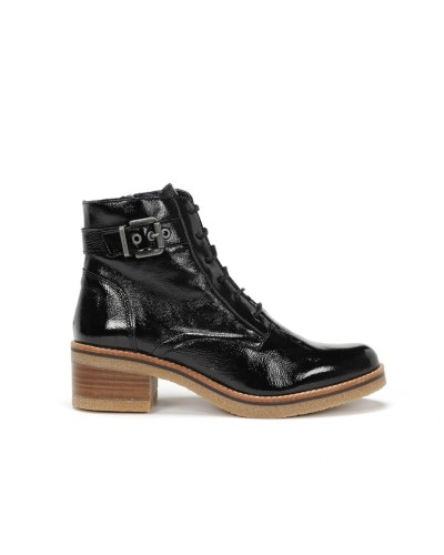 BOTIN LUCERO CHAROL PIEL NAPLAK NEGRO