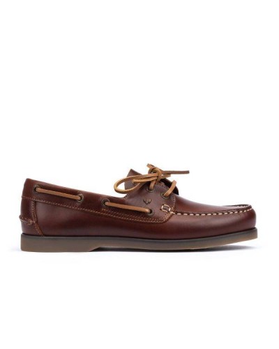 ZAPATO NAUTICO HANS COGNAC CORTE 100% PIEL VACUNO FORRO INTERIOR 100% PIEL SUELA 100% SINTÉTICA CIERRE CORDONES