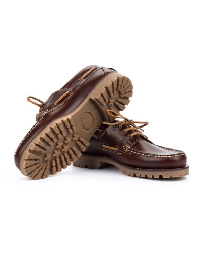 ZAPATO CASUAL CORDONES PIEL AUSTIN COGNAC