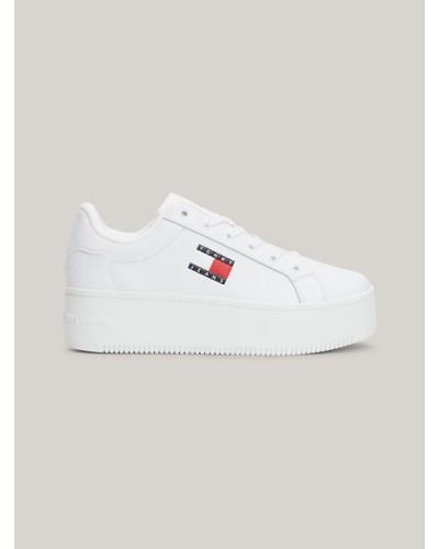 DEPORTIVO TOMMY JEANS WOMAN PLATFORM ESSENTIAL WHITE