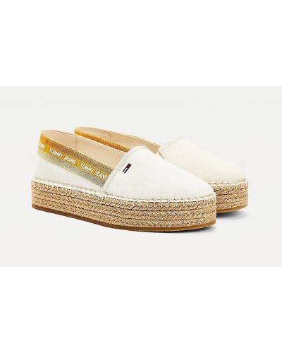 ESPARTO TOMMY JEANS FLATFORM ESPADRILLE SUGARCANE