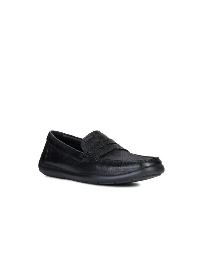 MOCASIN U DEVAN A PIEL/MATERIAL BLACK