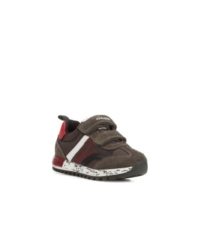 ADEPORTIVADO B ALBEN BOY PIEL/MATERIAL FOREST/DK RED