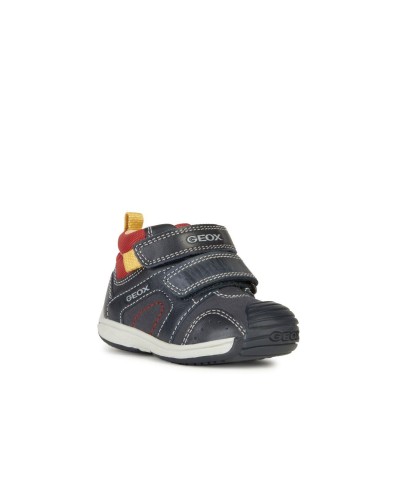 BOTIN ADEPORTIVADO B TOLEDO B.B PIEL/MATERIAL DK NAVY/RED