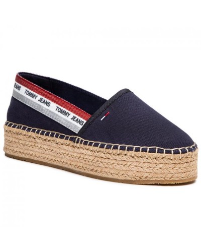 ESPARTO TOMMY JEANS FLATFORM ESPADRILLE TWILIGHT NAVY