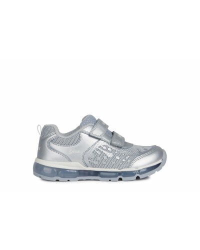 DEPORTIVO J ANDROID G. B LUCES CUERO/TEXTIL SILVER VELCROS