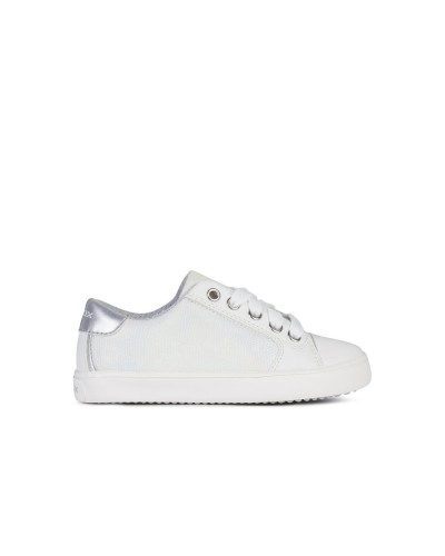 ADEPORTIVADO J GISLI G. A CUERO/PIEL/TEXTIL WHITE/SILVER CORDONES