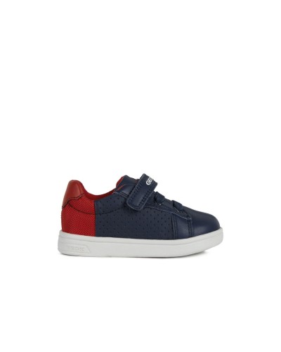 ADEPORTIVADO B DJROCK B. B CUERO/TEXTIL NAVY/RED VELCRO/CORDONES ELASTICOS