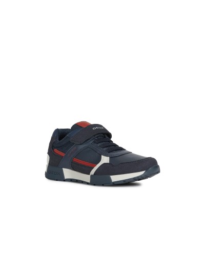 ADEPORTIVADO J ALFIER BOY B PIEL/SINTETICO NAVY/DARK RED