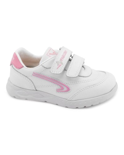 DEPORTIVO PIEL PLUS BLANCO-PINK PIDO XANDAR