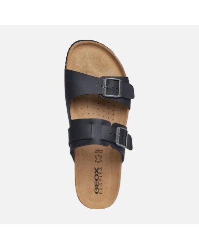 SANDALIA U SANDAL GHITA B PIEL/SINTETICO NAVY