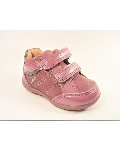 DEPORTIVA B ELTHAN GIRL B. PIEL/SINTETICO DARK PINK/SILVER