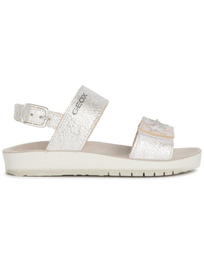 SANDALIA J SANDAL COSTAREI GIRL A PIEL/SINTETICO SILVER