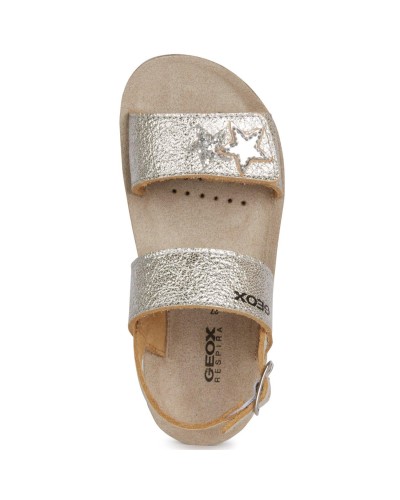 SANDALIA J SANDAL COSTAREI GIRL A PIEL/SINTETICO SILVER