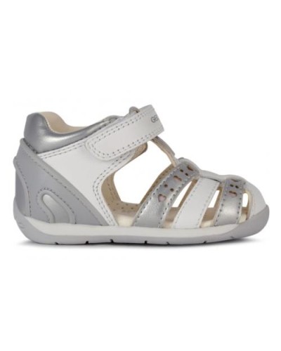 SANDALIA B EACH GIRL D PIEL/SINTETICO WHITE/SILVER