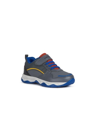 DEPORTIVO J CALCO BOY A PIEL/TEXTIL DARK GREY/ROYAL