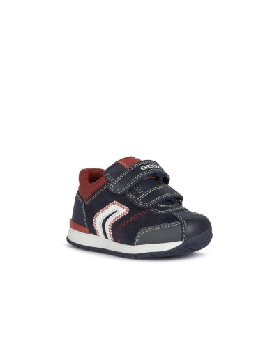 ADEPORTIVADO B RISHON BOY B PIEL/SINTETICO NAVY/DARK RED